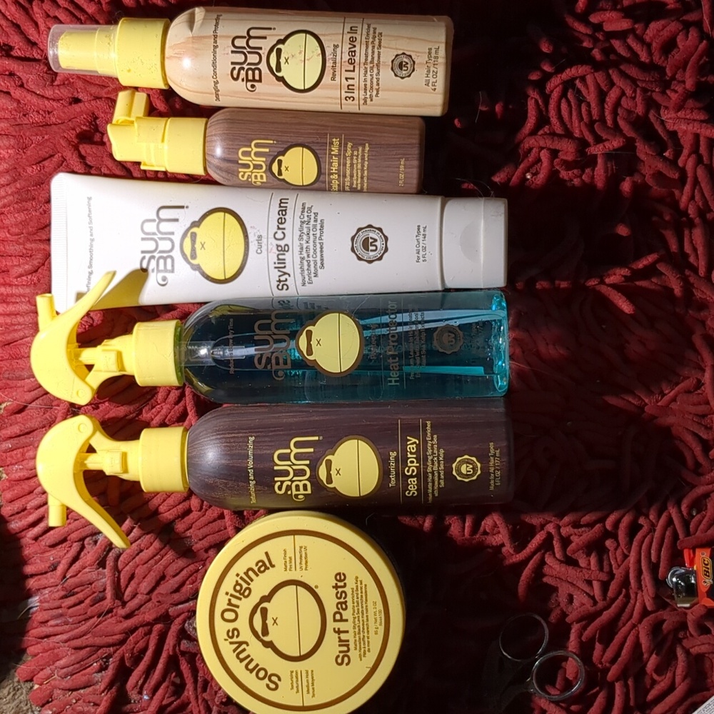 (6) SUNBUM Variety Of HAIR CARE PRODUCTS